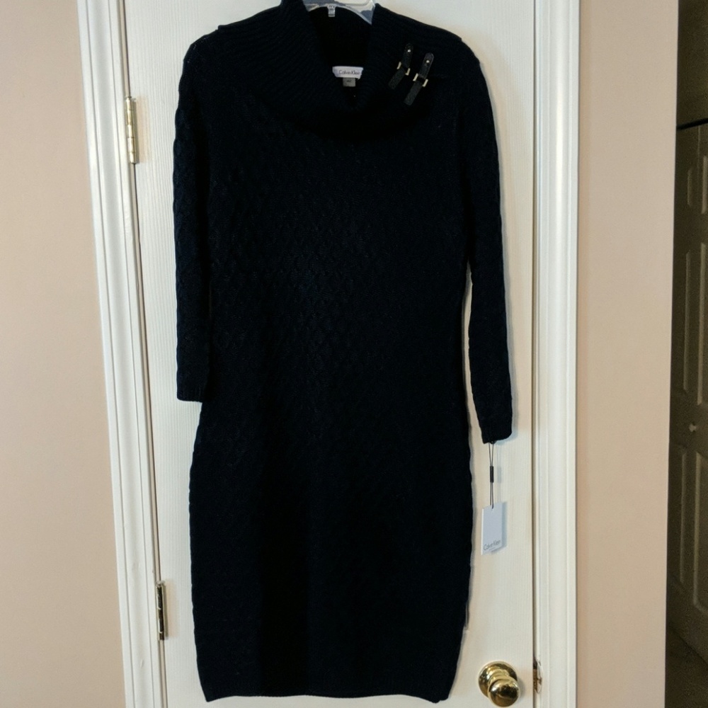 Calvin Klein sweater dress. Size L.